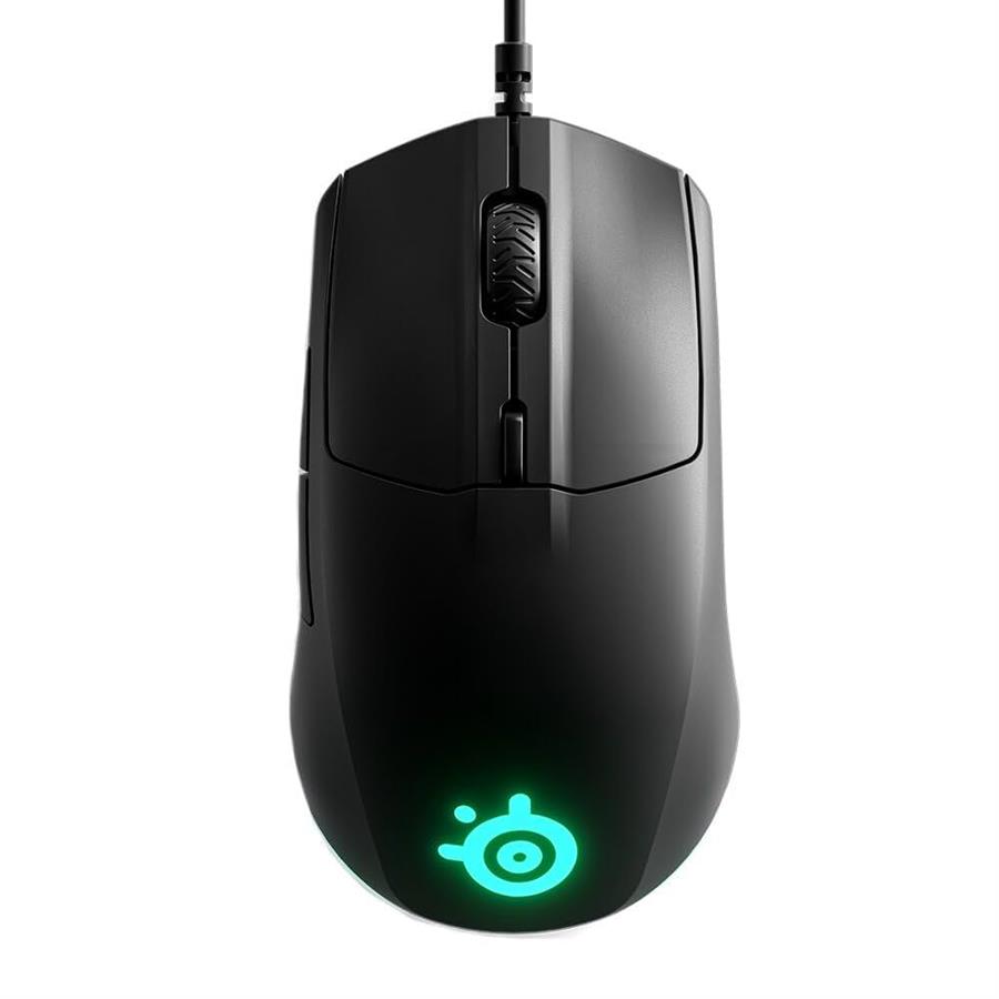 MOUSE STEELSERIES RIVAL 3 ERGONOMIC RGB USB 8500 DPI