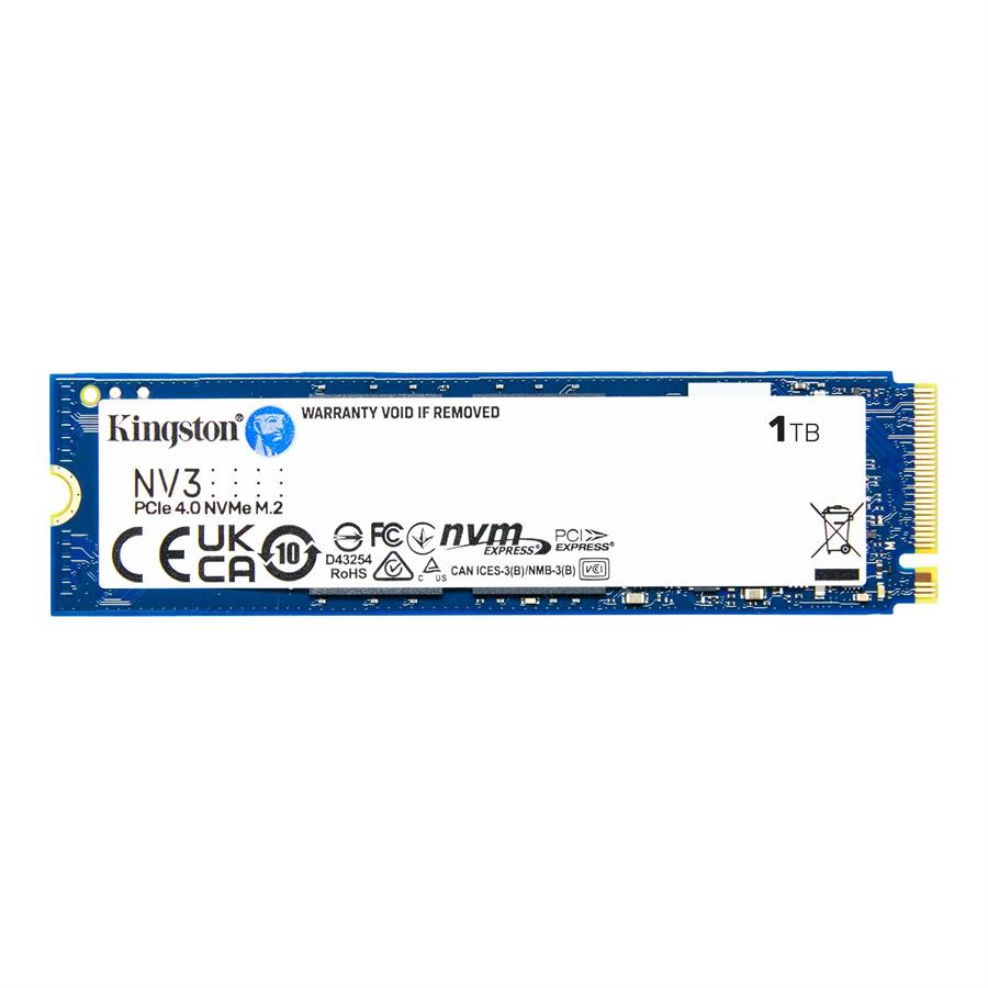DISCO SÓLIDO SSD 1TB KINGSTON M.2 NVME 2280 NV3 6000MB/S