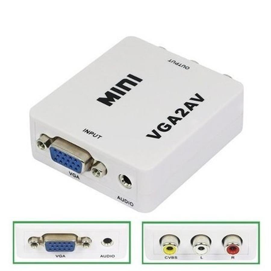 ADAPTADOR VGA (ENTRADA) A RCA (SALIDA)