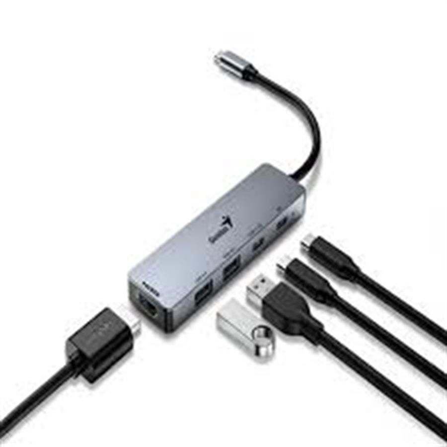 HUB GENIUS UH-500 USB-C A USBX2 / 1X HDMI / 1X USB-C