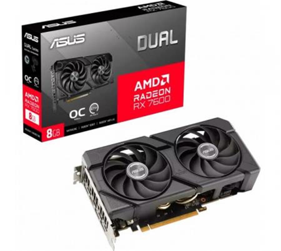 PLACA DE VIDEO ASUS RADEON RX 7600 GAMING 8GB GDDR6 EVO OC