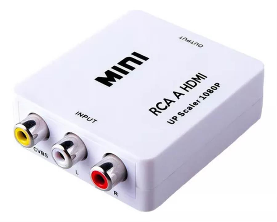 ADAPTADOR  RCA (ENTRADA) A HDMI (SALIDA)