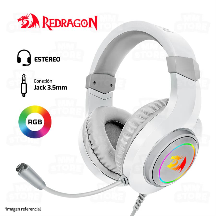 AURICULAR C/MIC REDRAGON HYLAS H260 BLANCO